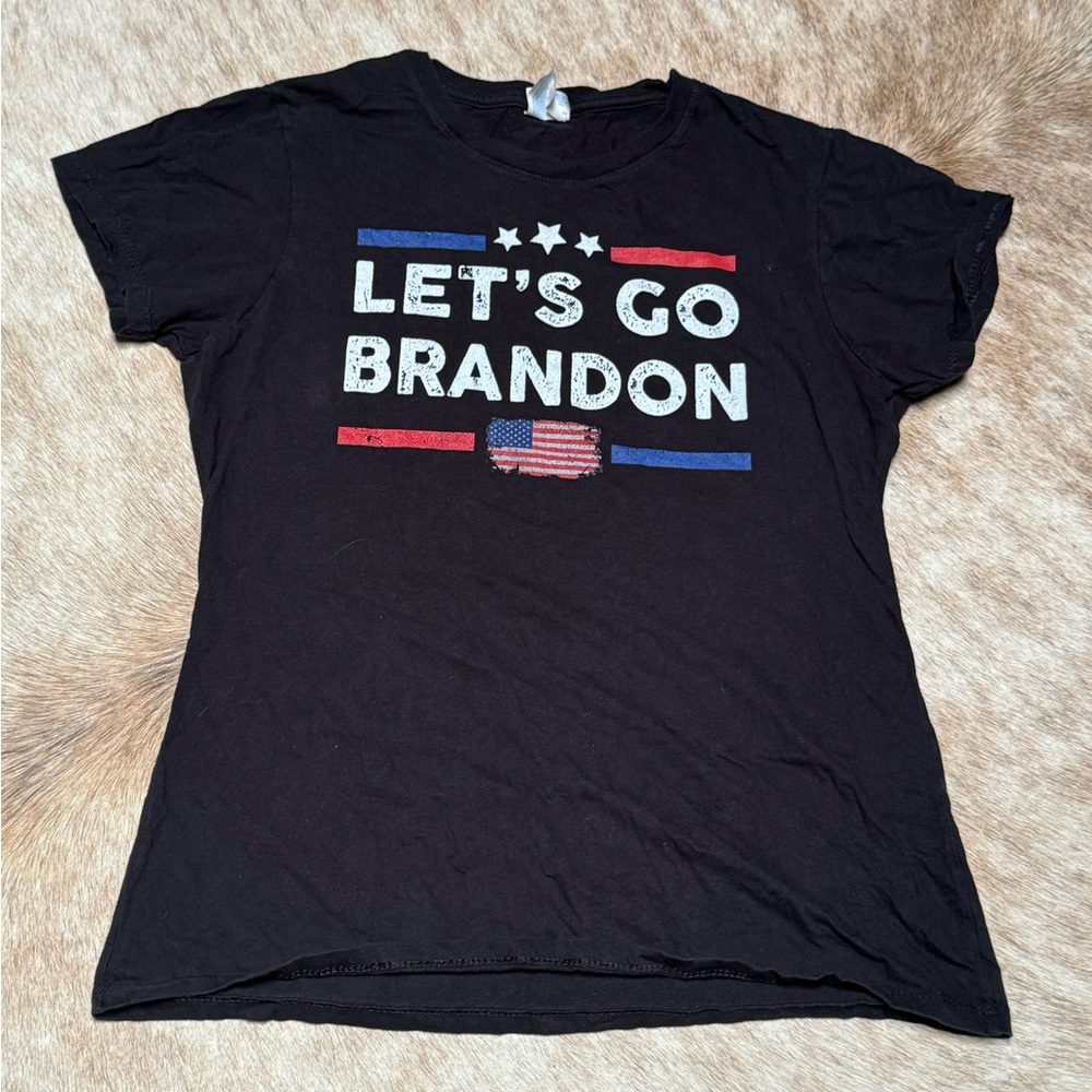 Let’s Go Brandon women’s Tee Medium
